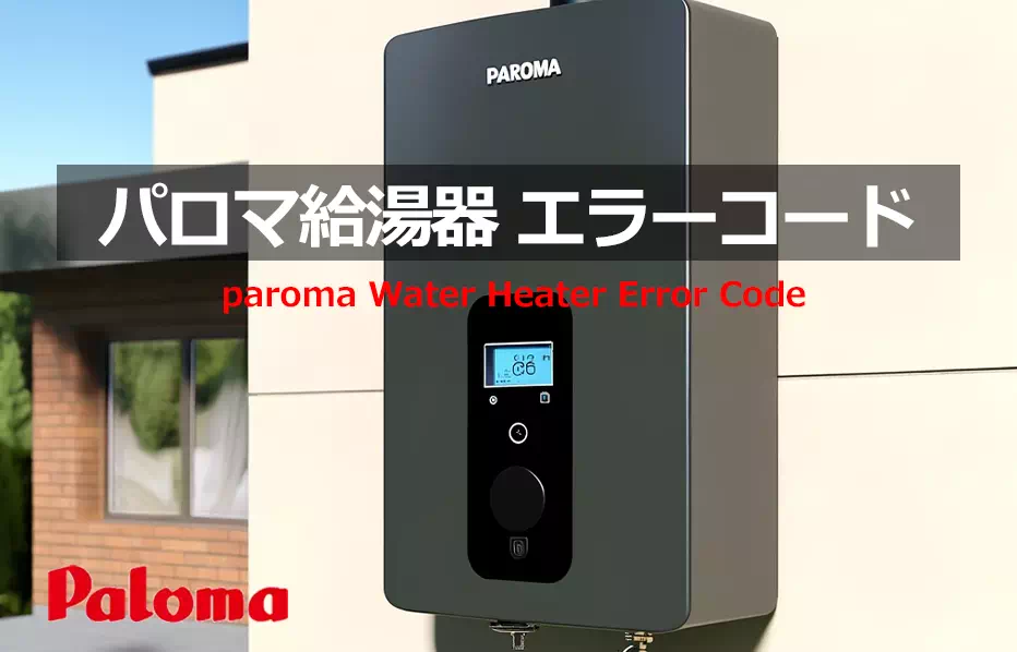 パロマ 給湯器 エラーコード | 生活ファクトリー