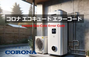 コロナ　エコキュート エラーコード