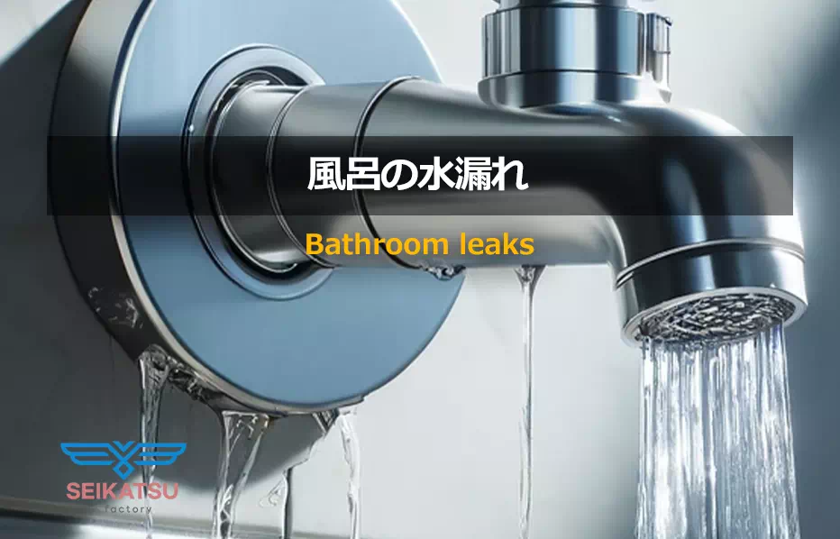 風呂(浴室)の水漏れの修理