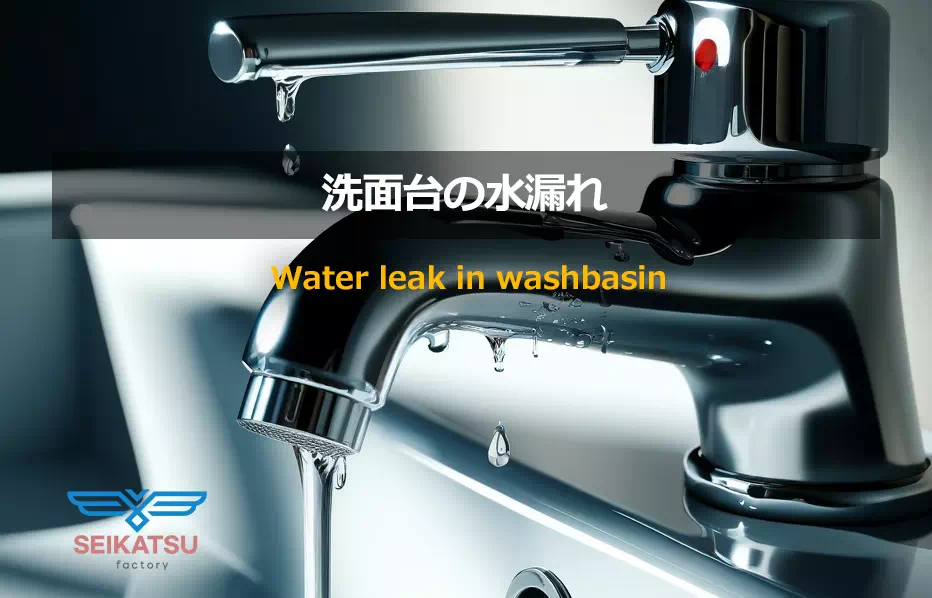 洗面所の水漏れの修理
